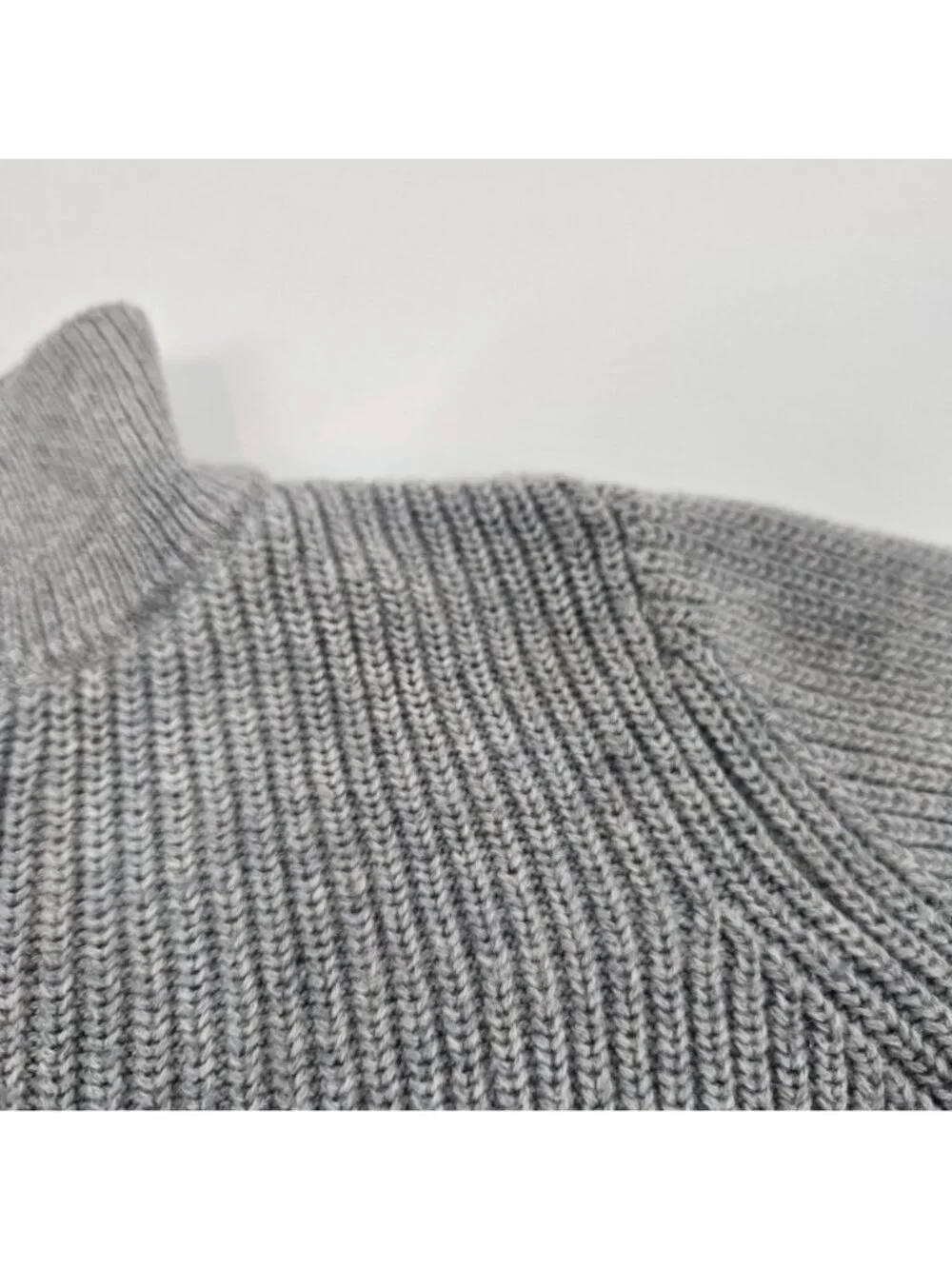Baby Gap Ribbed Sweater Set Gray Knit Pants 2 Piece Fall Baby Size 6-12 Months